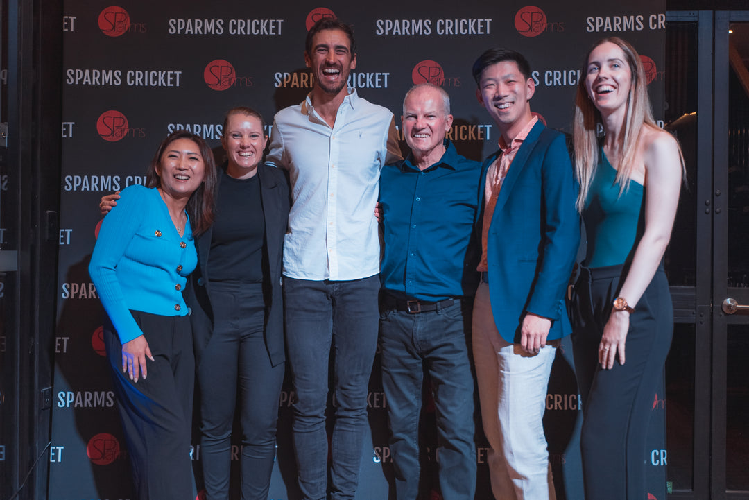 SParms Cricket Press Release - Mitch Starc and Alyssa Healy partner with SParms