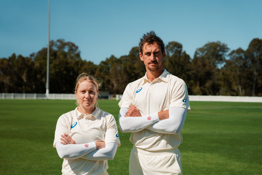 SP Cricket - Performance UV Sleeves [White]