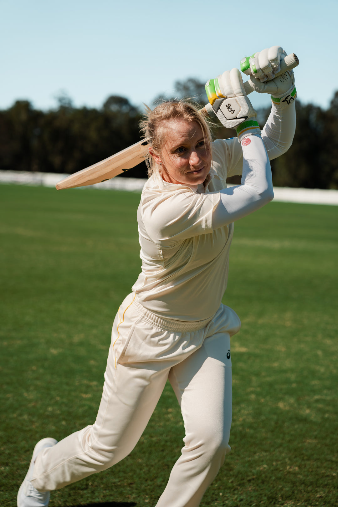 SP Cricket - Performance UV Sleeves [White]