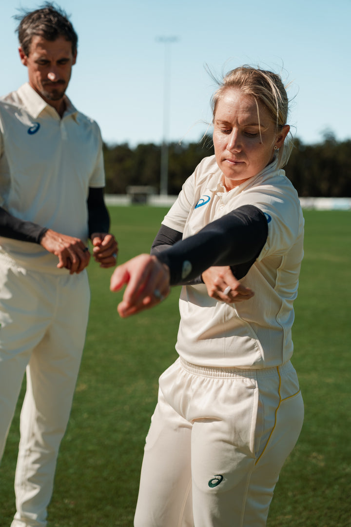 SP Cricket - Performance UV Sleeves [Black]