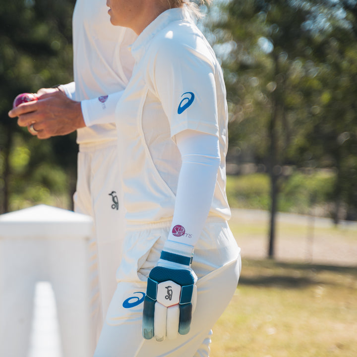 SP Cricket - Performance UV Sleeves [White]