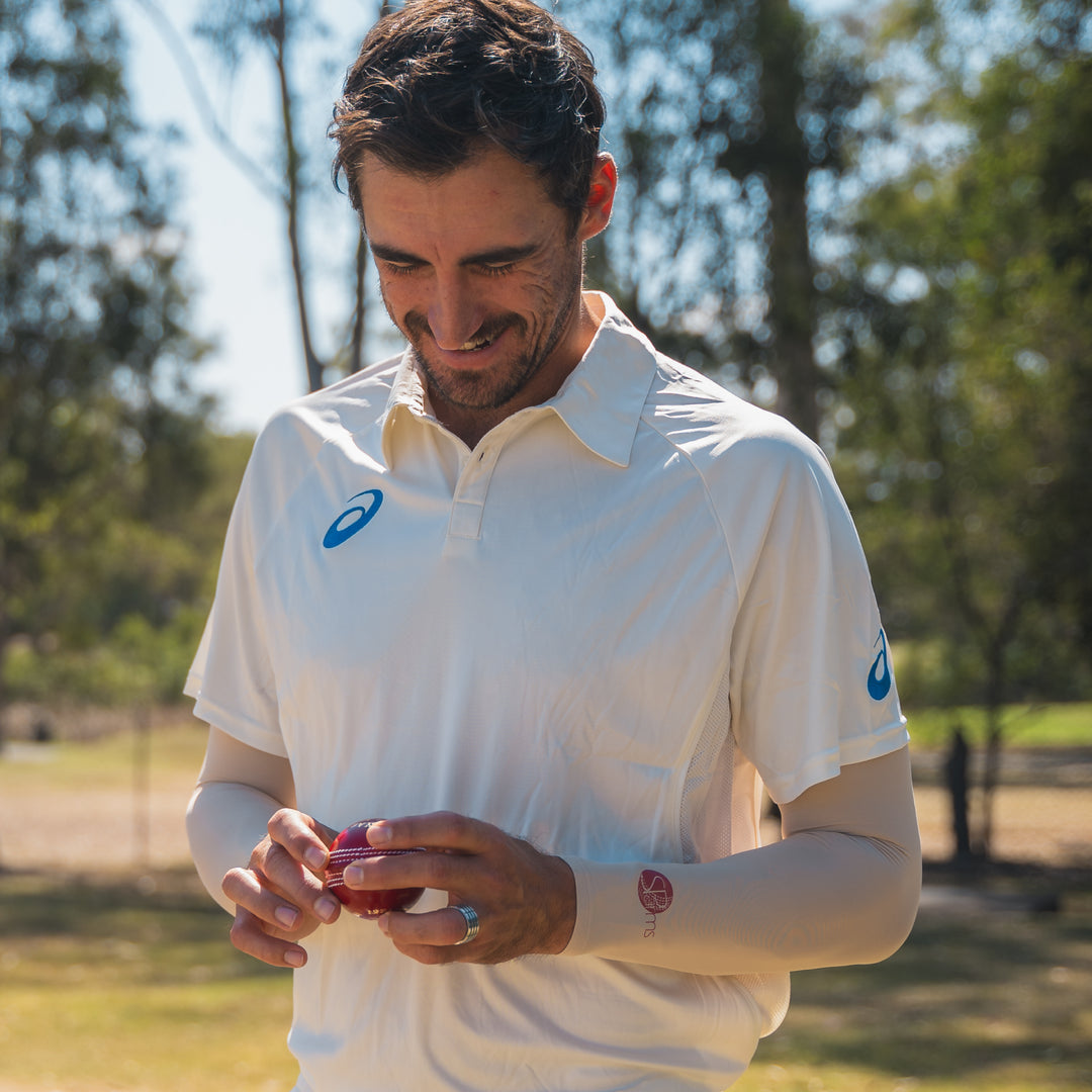 SP Cricket - Performance UV Sleeves [Beige]